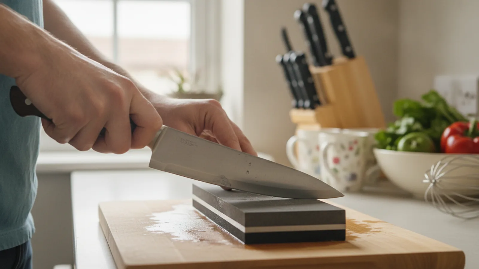 How To Sharpen A Kitchen Knife At Home cover image